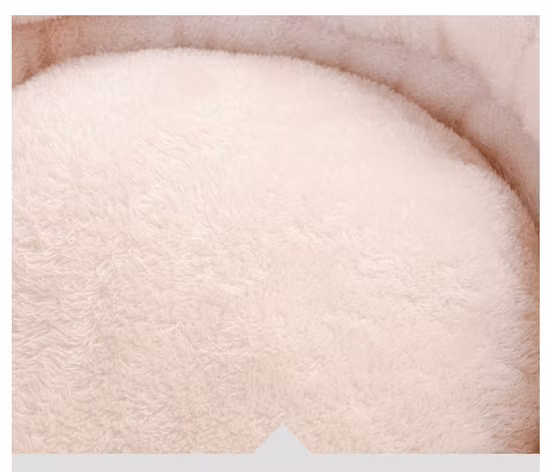 애완 동물 제품 맞춤형 진정 접이식 소프트 라운드 도넛 미끄럼 방지 폴리 섬유 인조 모피 아늑한 애완 동물 고양이 개 침대